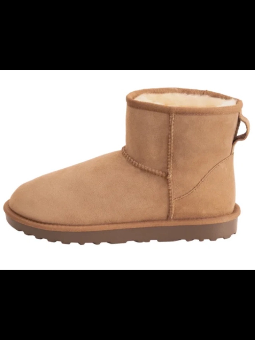 Kirkland Signature Women's Tan Shearling Boots Suede Size 11 M US